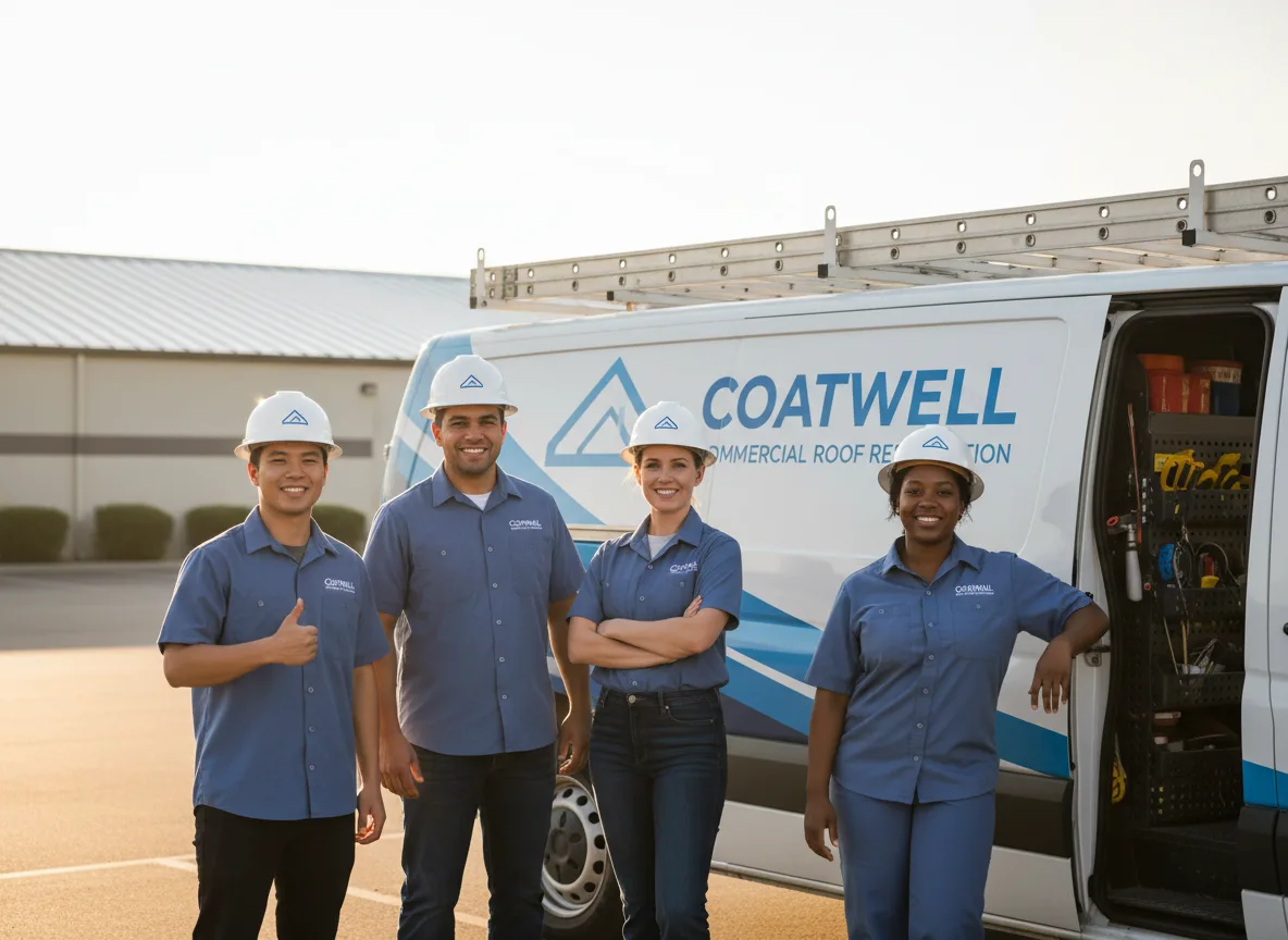 Commercial roof coating company in East Taunton, MA